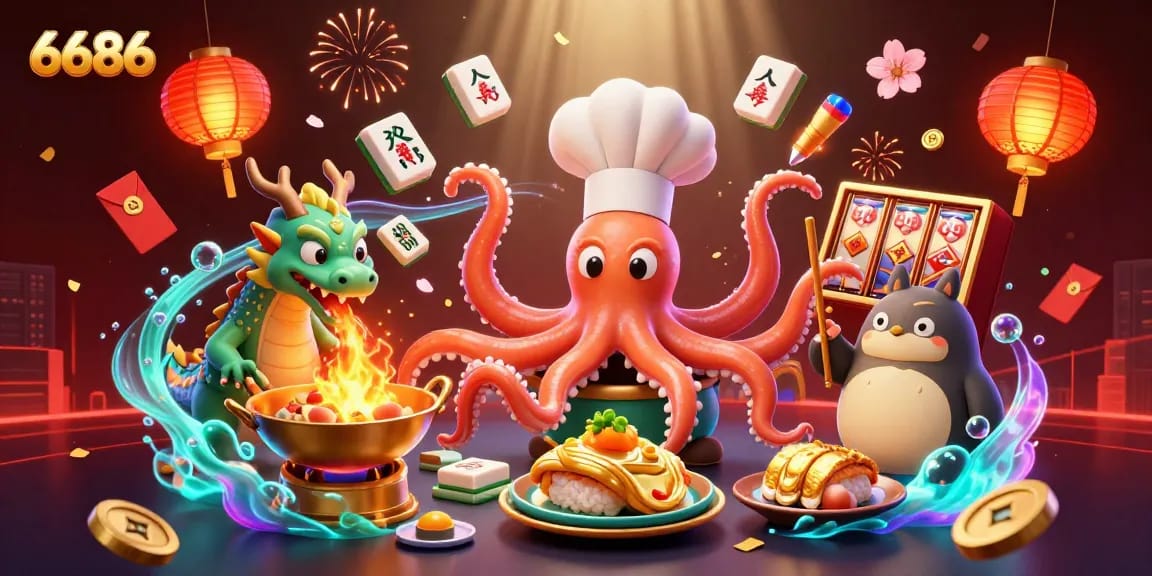 Engage in thrilling gameplay with 6686 featuring dynamic characters in a vibrant casino environment.