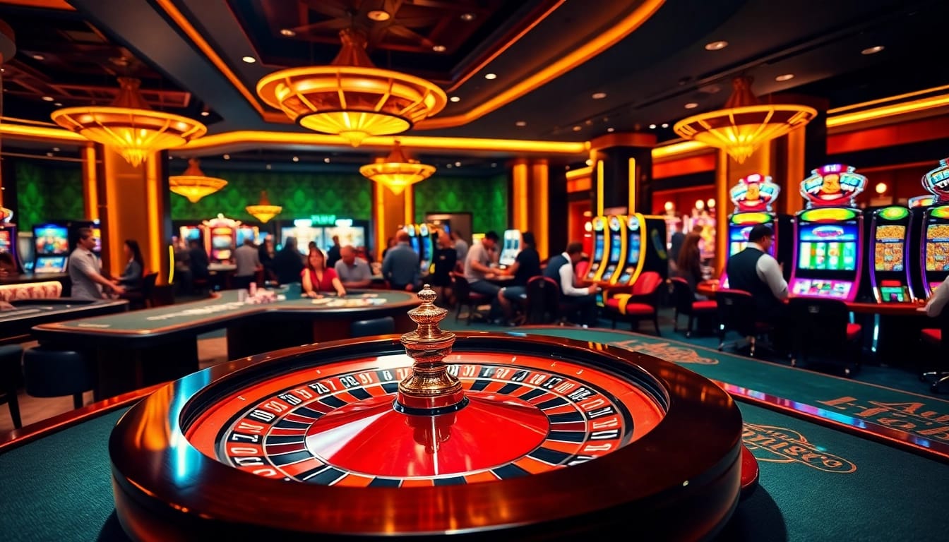 Experience the excitement of LINK DA88 with vibrant casino elements and high-stakes action.