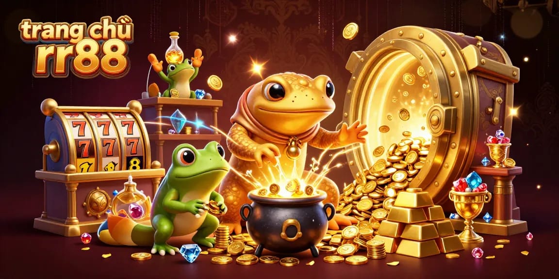 Experience the vibrant action at trang chủ rr88 with magical gold coins and dynamic slot elements.