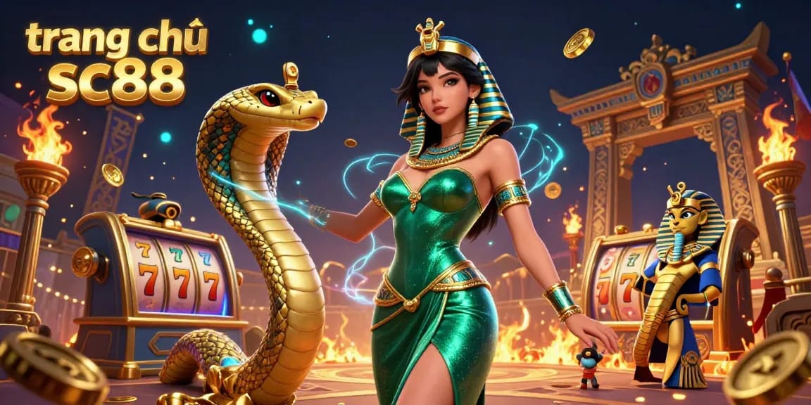 Experience the excitement of gaming at trang chủ sc88 with vibrant 3D casino elements, engaging visuals, and golden treasures.