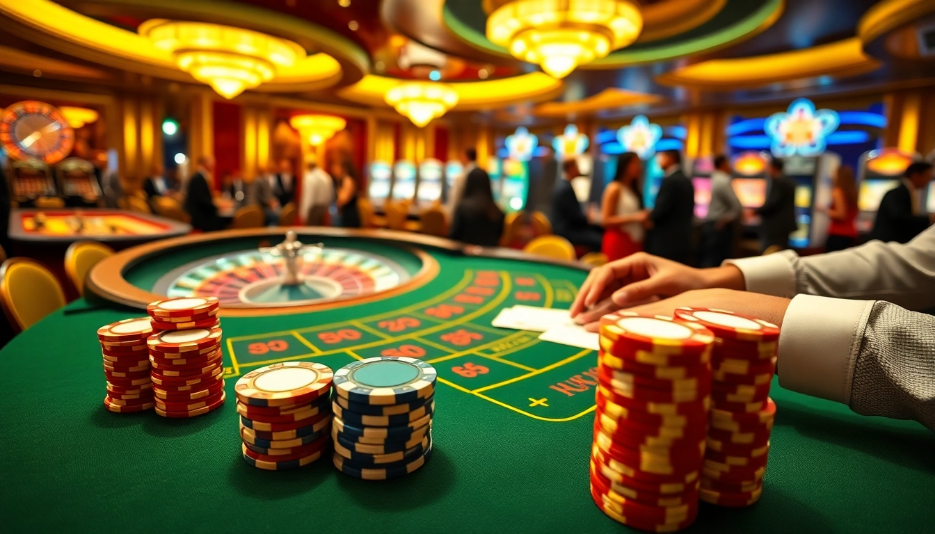 Experience the thrill of 68VIP casino with vibrant tables and exciting games.