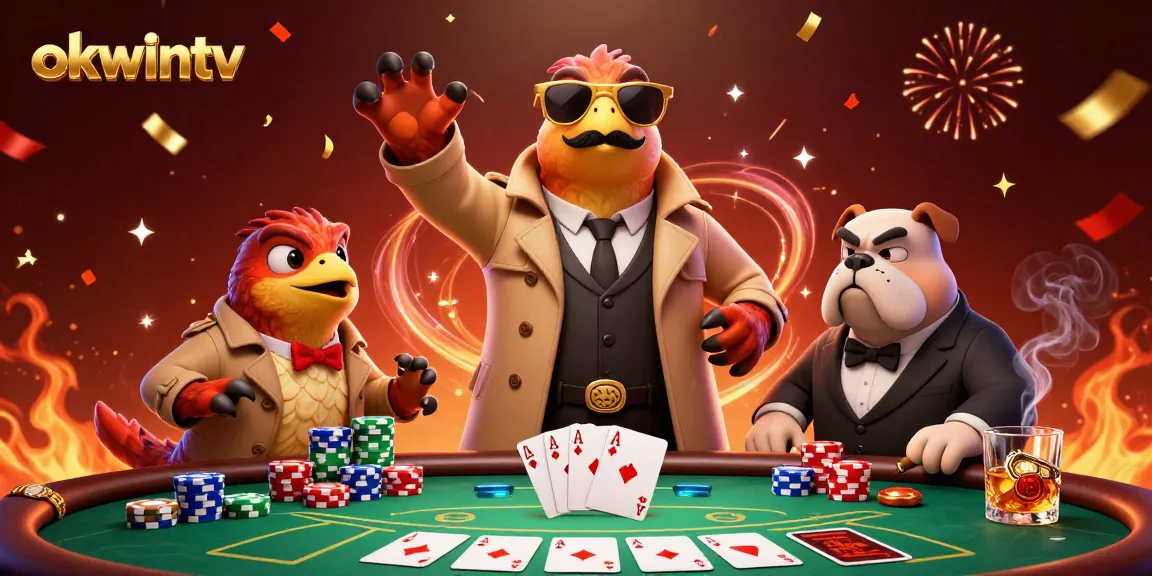 Watch as OKWINTV's playful raptors strategize to enter the VIP casino lounge.