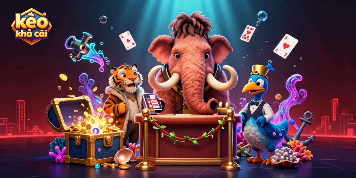 Engage with kèo nhà cái at the lively casino entrance featuring a mammoth bouncer and vibrant treasures.
