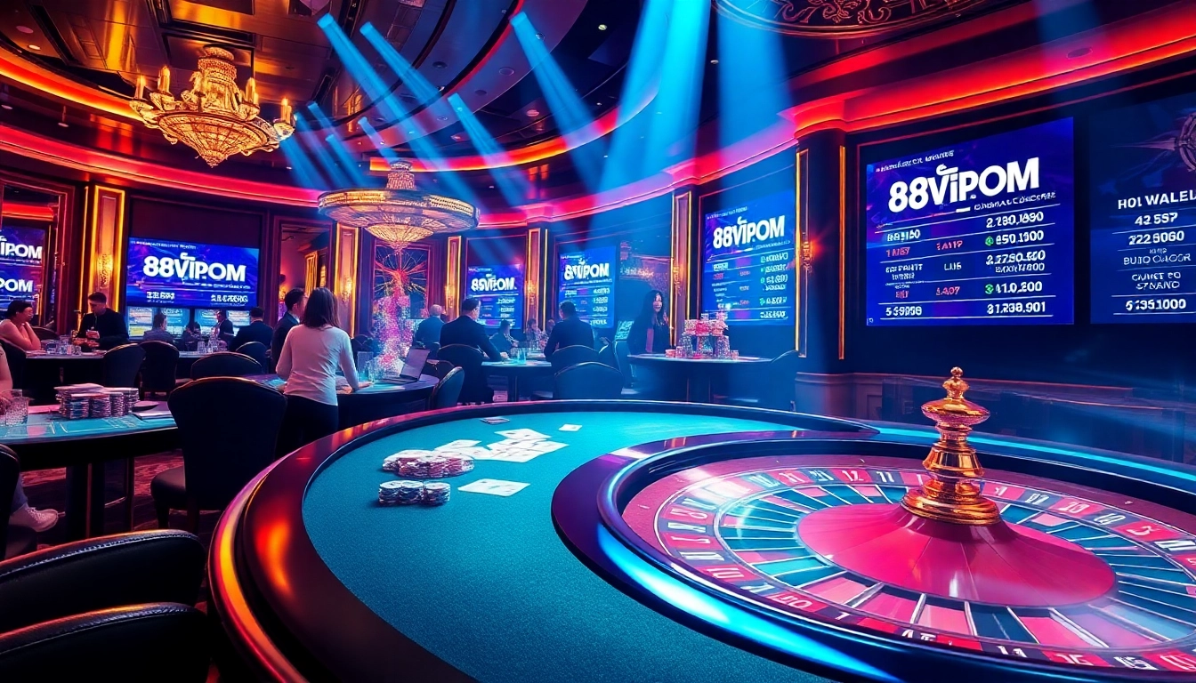 Experience a thrilling moment at 68VIP.COM with players enjoying high-stakes games at the casino table.