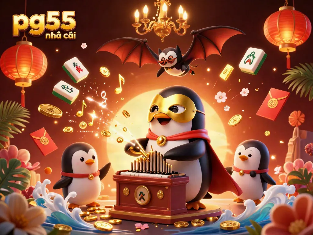 Experience the thrill at pg55 nhà cái with engaging games and vibrant 3D visuals showcasing a unique casino atmosphere.