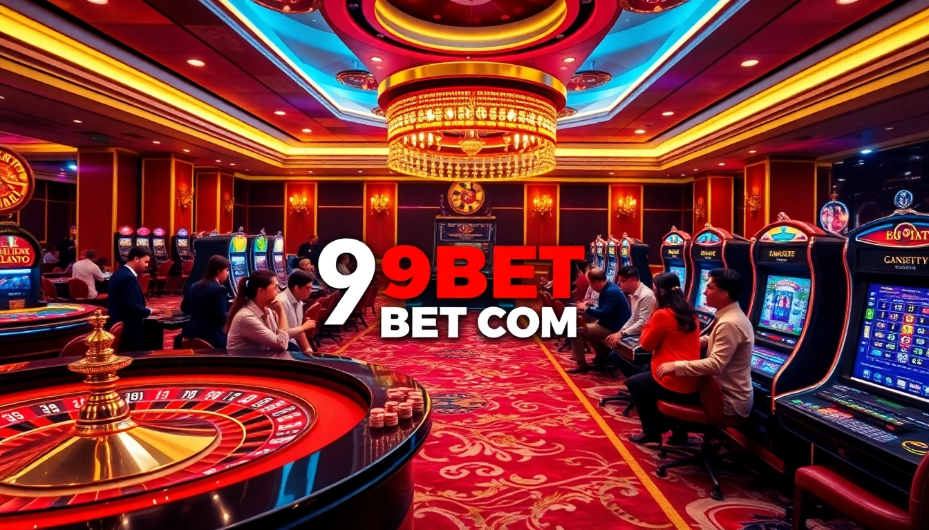 Immerse yourself in the thrilling experience of 9BET COM with exciting casino games and vibrant gambling action.