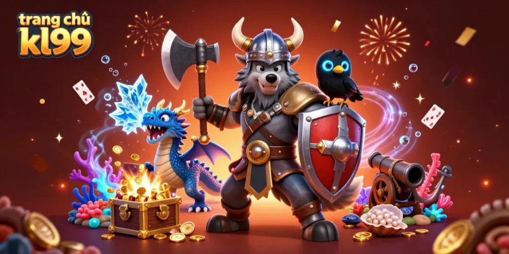 Engage with the vibrant world of trang chủ kl99 as Viking warriors and fantasy elements collide.
