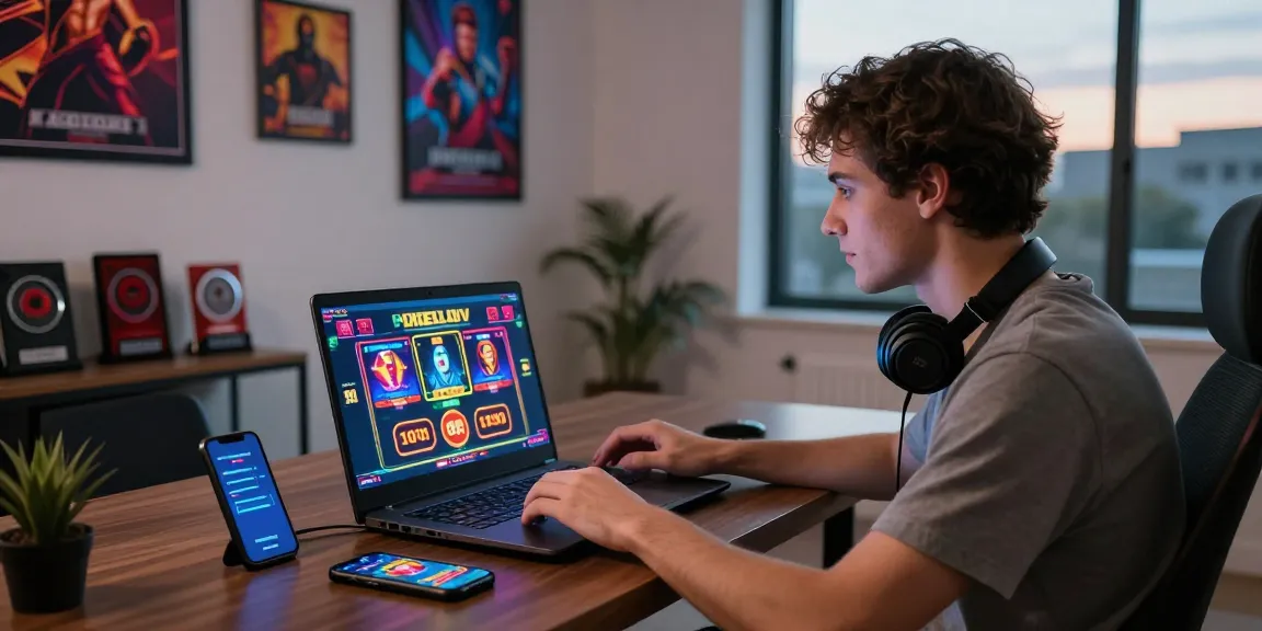 Engaging online gaming experience with Đăng ký Da88, showcasing a player interacting with a virtual casino.