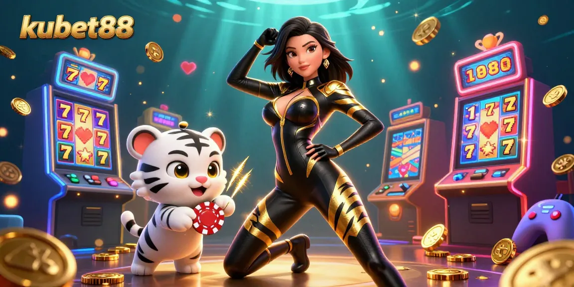 Experience thrilling wins with kubet88 in a vibrant casino scene featuring stunning graphics.