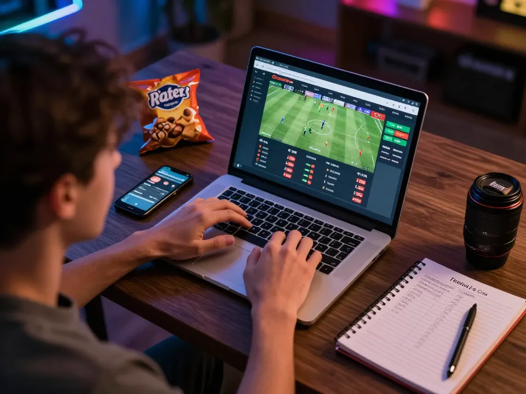 Engaging user placing bets on socolive platform while analyzing match statistics for better odds.