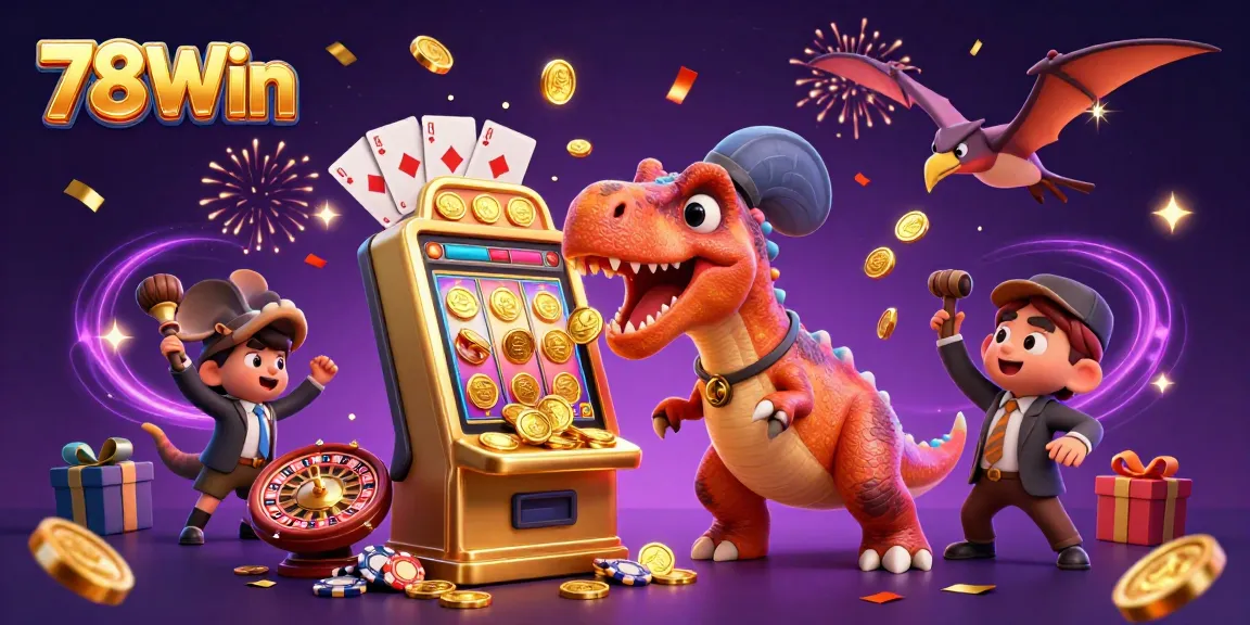 Enjoy thrilling jackpots at 78Win with vibrant 3D casino characters and exciting game elements.