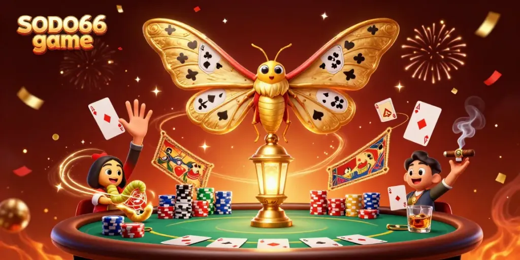 Experience the thrill of SODO66 game with vibrant casino elements and dynamic scenes.