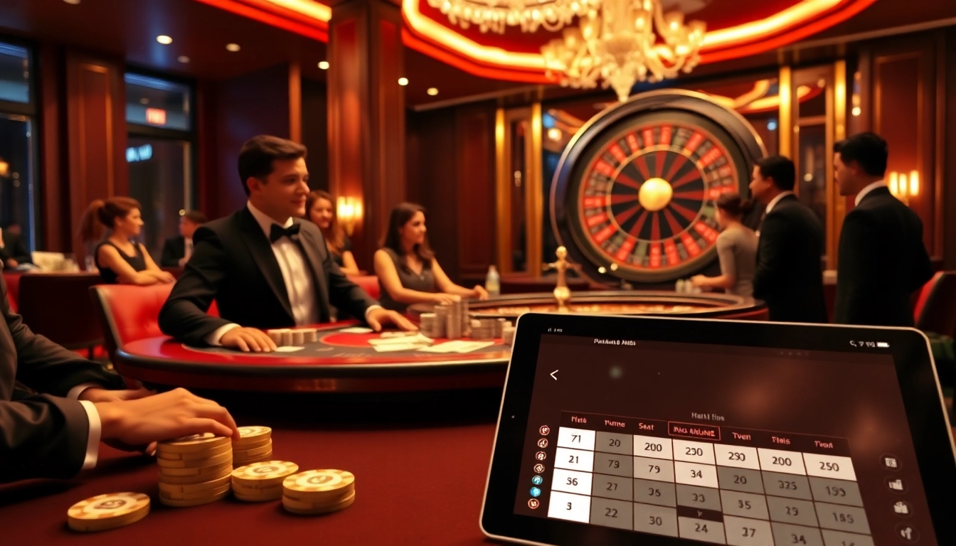 Experience thrilling gameplay at nhà cái 8kbet with vibrant casino tables and exciting gaming action.
