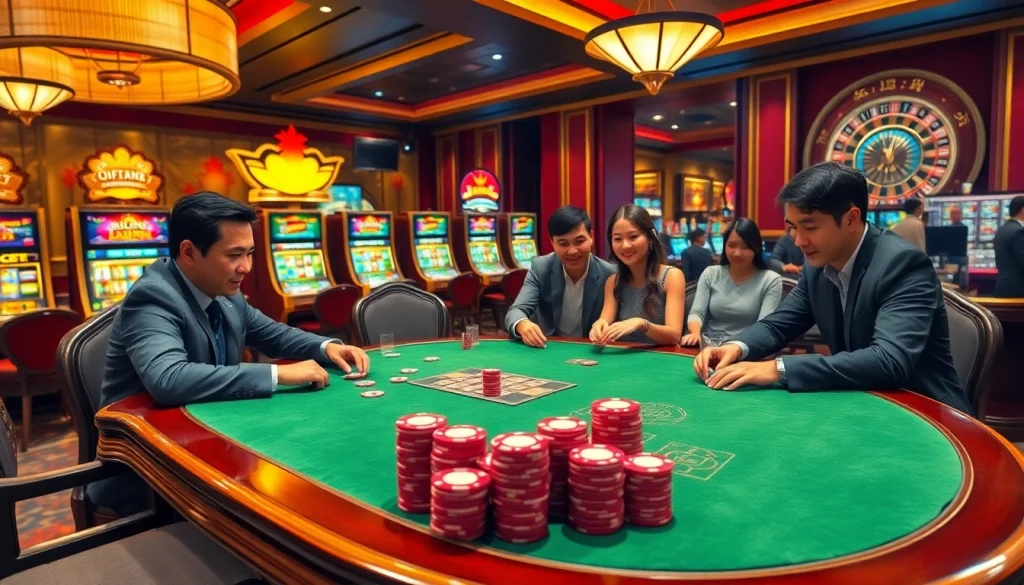 Experience vibrant casino excitement at new88 with thrilling poker games and slot machines.