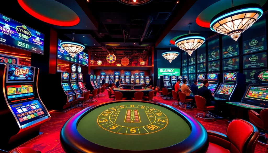 Experience the thrill of gambling at cm88.com with live blackjack tables and vibrant slot machines.