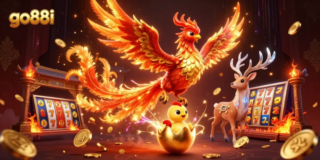 Experience thrilling jackpots at go88i with vibrant slot reels and a mystical atmosphere.